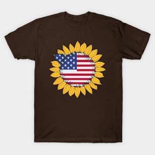 America-Sunflower T-Shirt